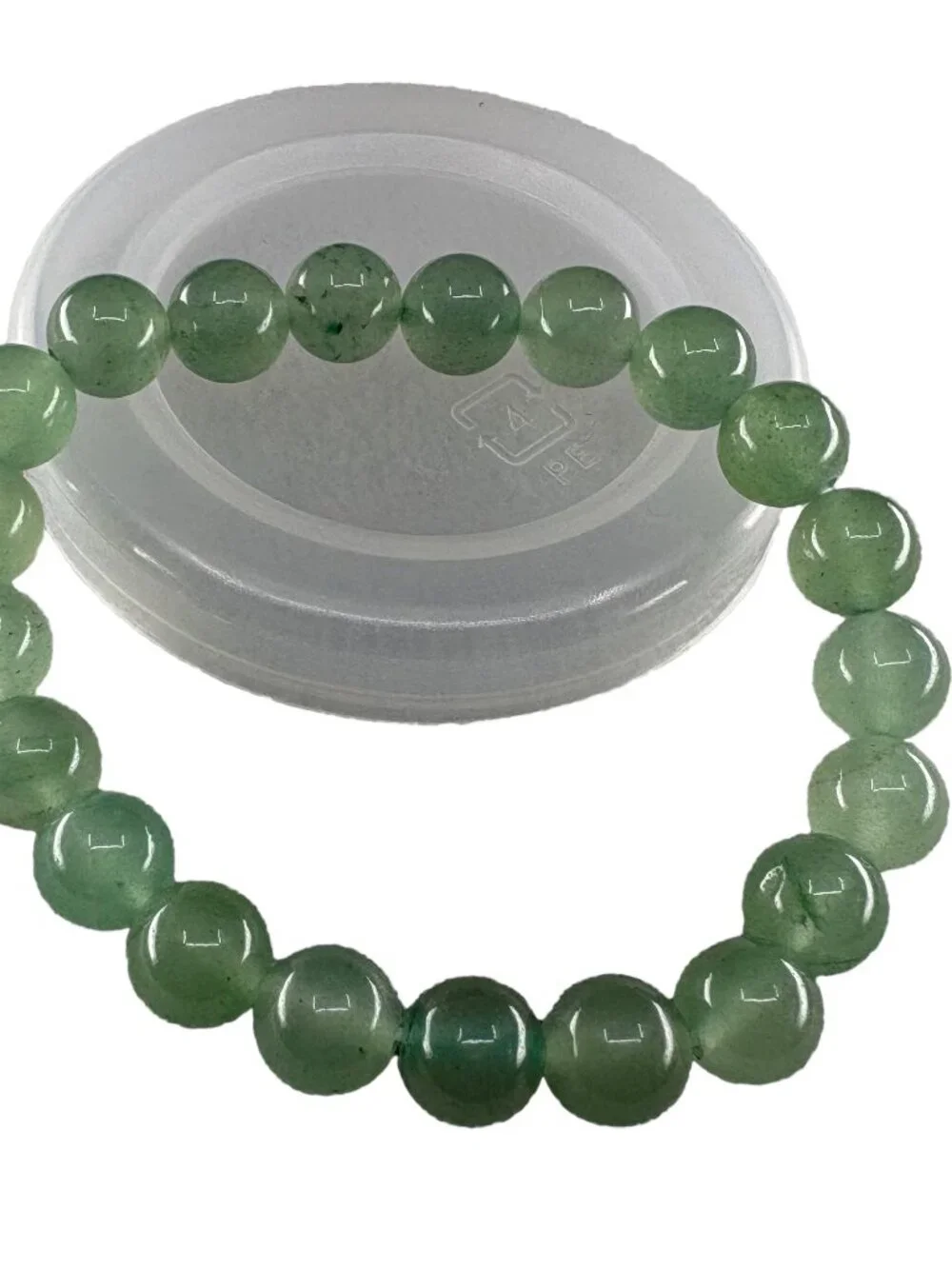 8mm Natural Green Aventurine Bead Bracelet Genuine Crystal Custom Size Lucky